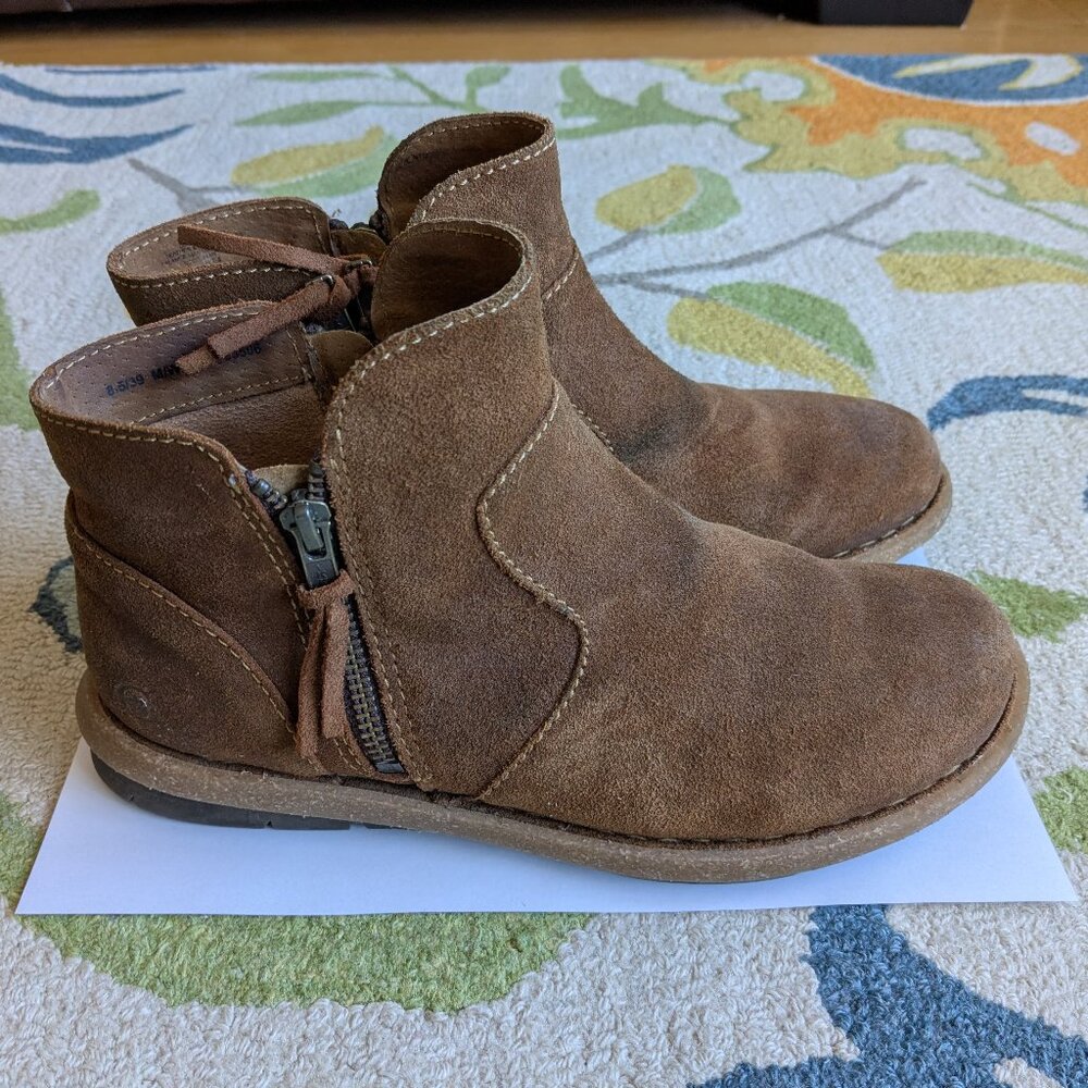 Born Thia Boots, 8.5, Distressed Brown